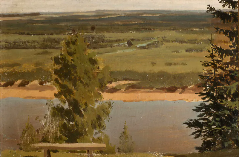 Заречные дали. Село Красное