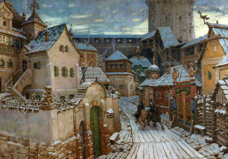 Гонцы. Ранним утром в Кремле