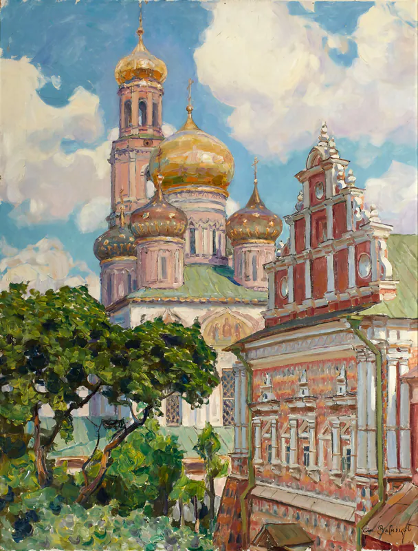 Облака и золотые купола. Симонов монастырь