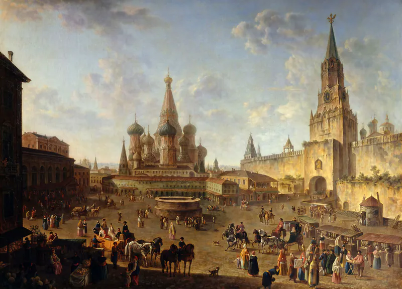 Красная площадь в Москве