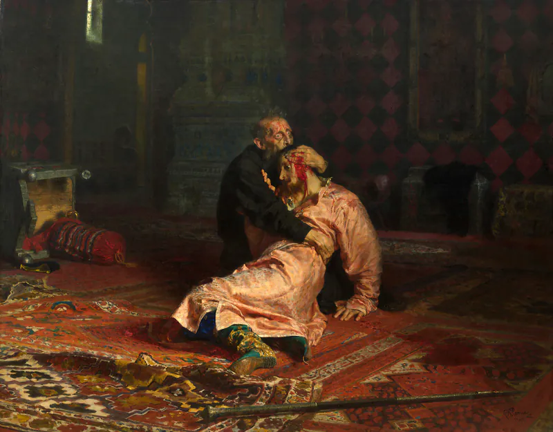 Иван Грозный и сын его Иван 16 ноября 1581 года