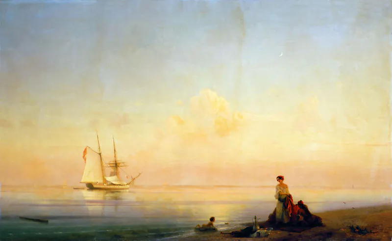 Берег моря. Штиль