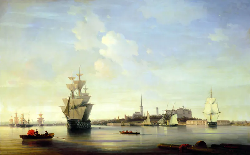 Ревель с рейда 1843 г.