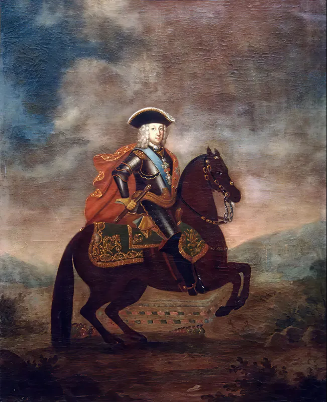 Портрет Б.П. Шереметева на коне