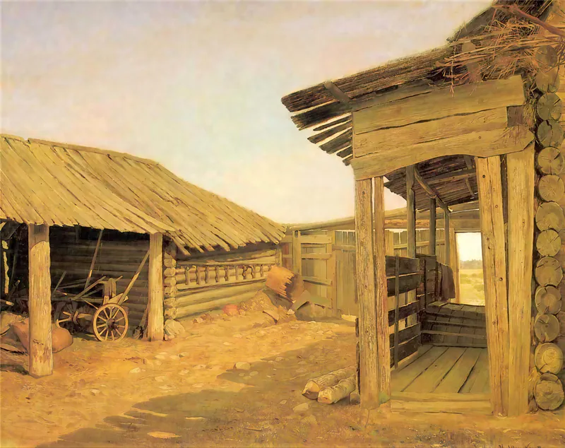 Деревенский двор