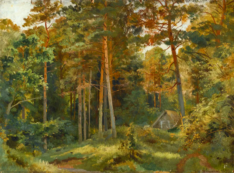 Мельница в лесу