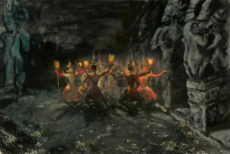 Сиамский священный танец