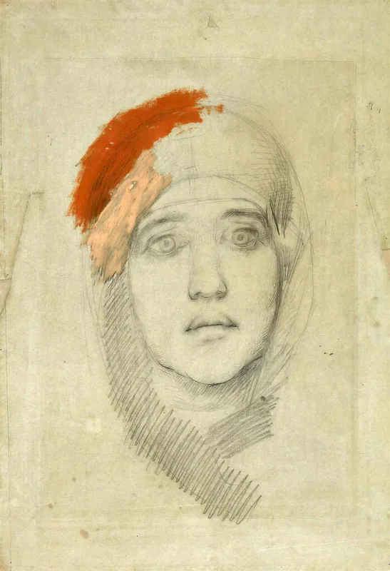 Женская голова (Э.Л. Прахова)