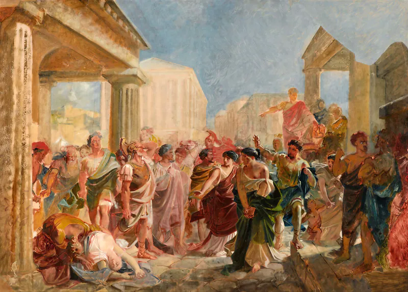 Смерть Виргинии 1857-1858