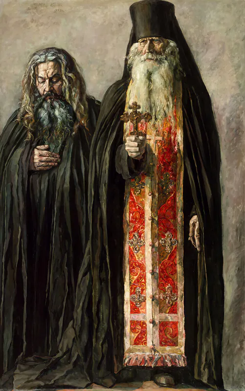Схиигумен Митрофан и иеромонах Гермоген