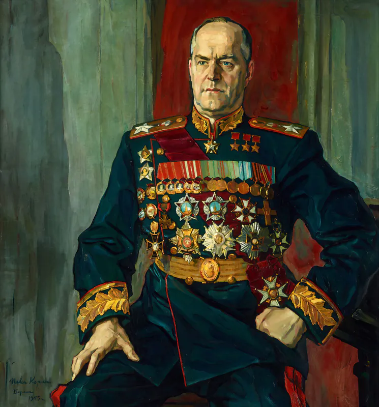 Портрет маршала Г.К. Жукова