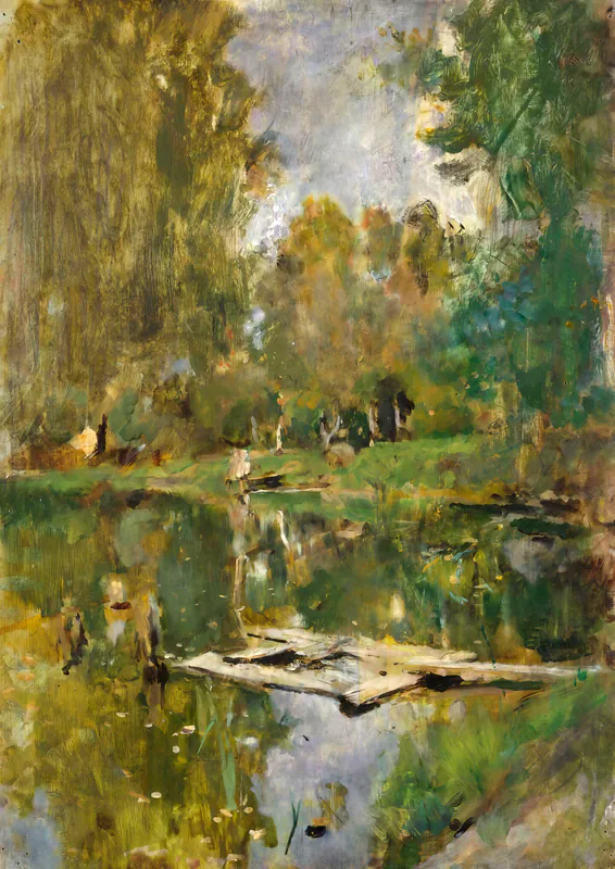 Прудик. Абрамцево (Верхний пруд в Абрамцеве)