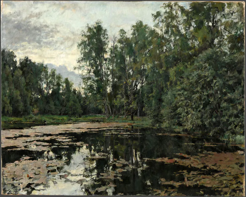 Заросший пруд. Домотканово