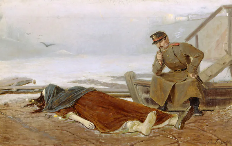 Утопленница. Эскиз