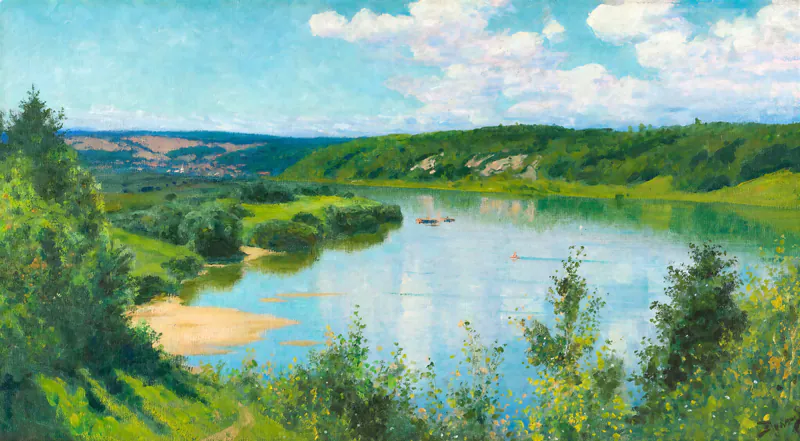 Ока. Летний день