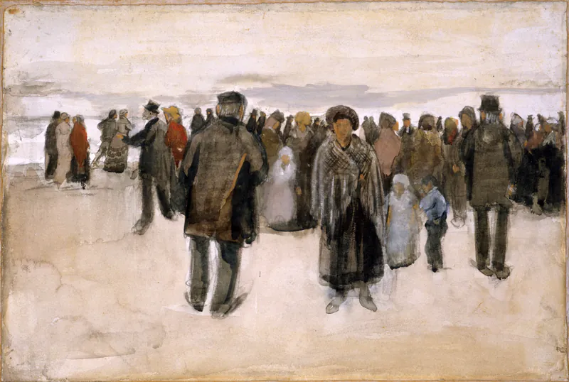 Пляж в Схевенингене