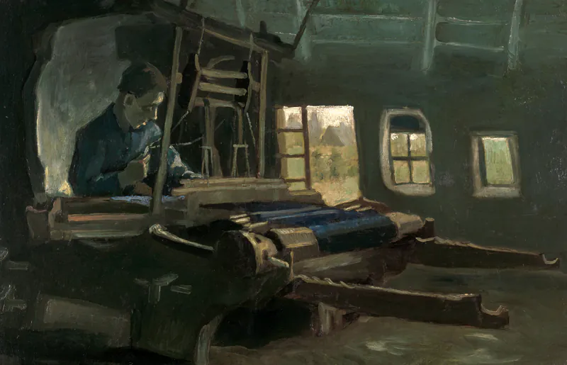 Ткацкий станок с ткачихой